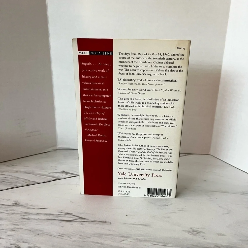 Five Days in London May 1940 by John Lukacs paper back Book